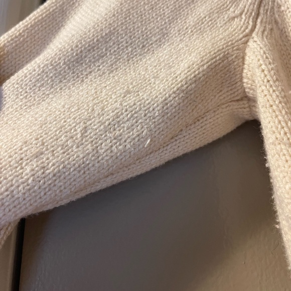 Lauren Conrad ruffled cream sweater - Picture 4 of 4